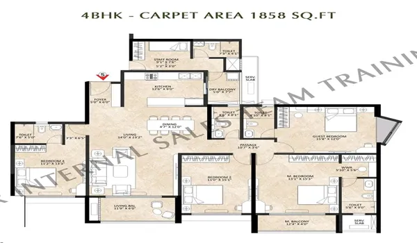 Shapoorji Pallonji Codename Tree Clouds Floor Plan